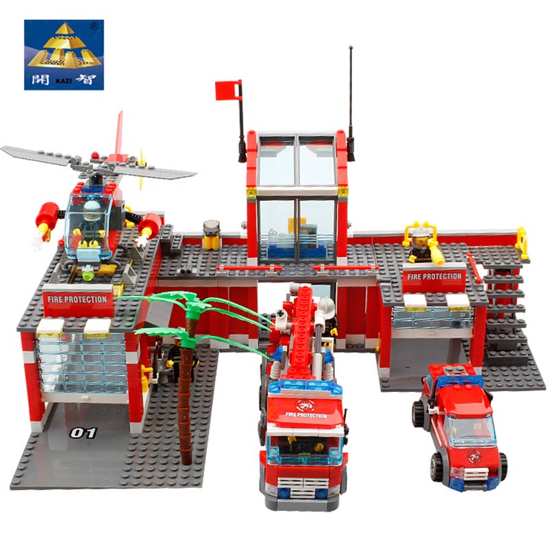 774Pcs City Fire Fight Building Blocks Sets Fire Station Urban Truck Car Compatible LegoINGs Bricks - 네이버쇼핑