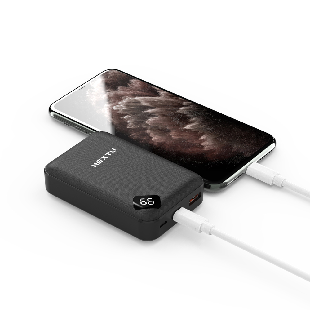 이지넷유비쿼터스 넥스트유 10000mAh 퀵차지3.0 보조배터리 (NEXT-10007QPB)