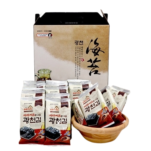 광천맛김식품 아마씨유 도시락김 선물세트