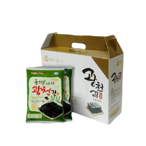 삼육수산 들기름으로 구운 광천김 선물세트 1호 20g