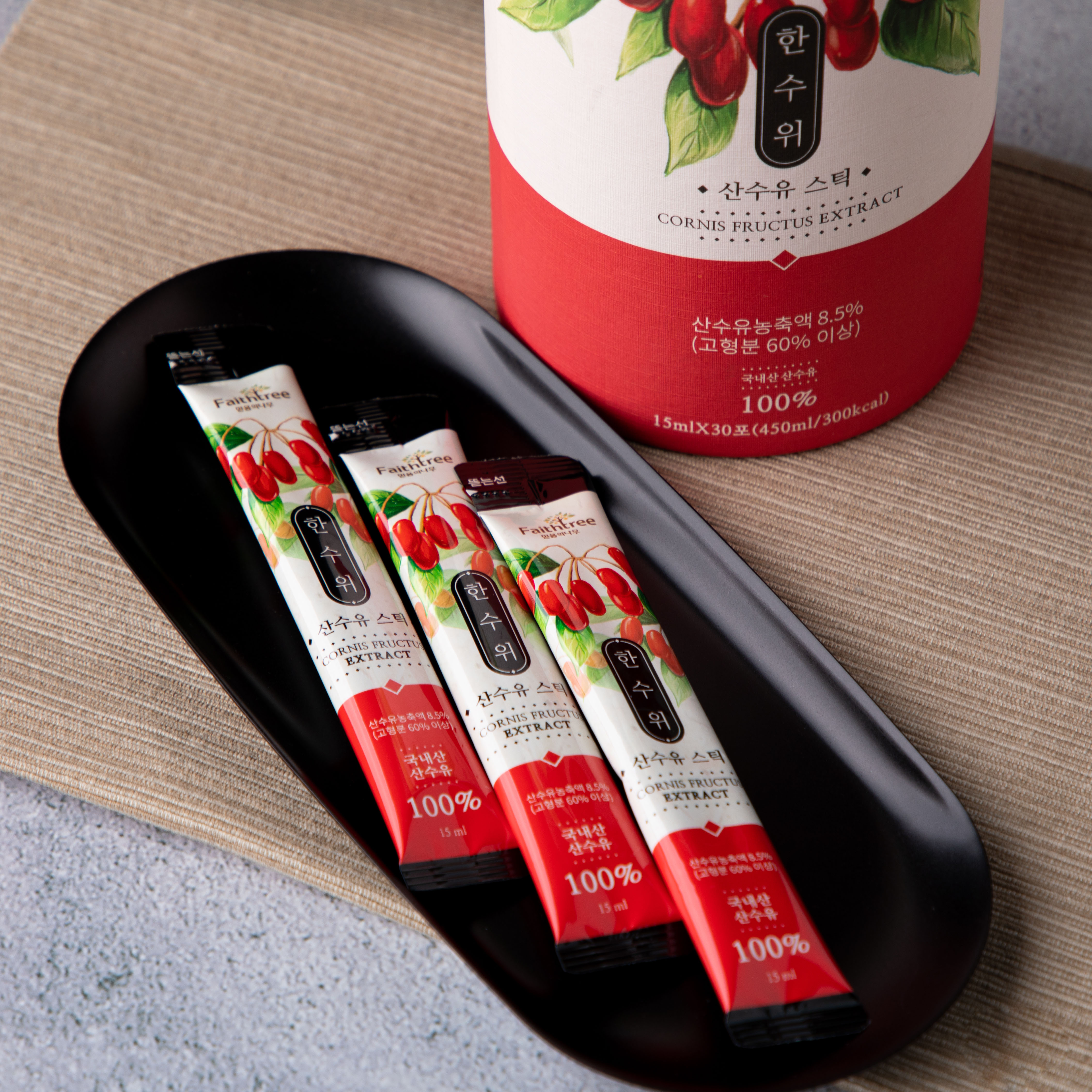 양지홍삼농장 한수위 산수유 스틱 15ml x 30개입