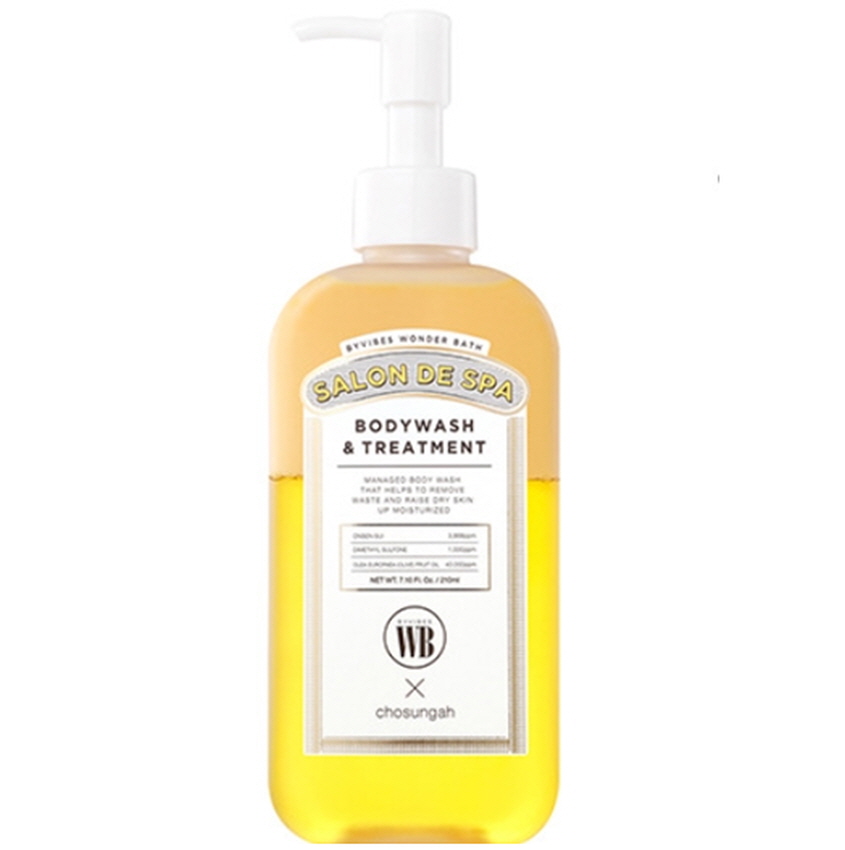 원더바스 살롱 드 스파 바디워시 앤 트리트먼트 210ml