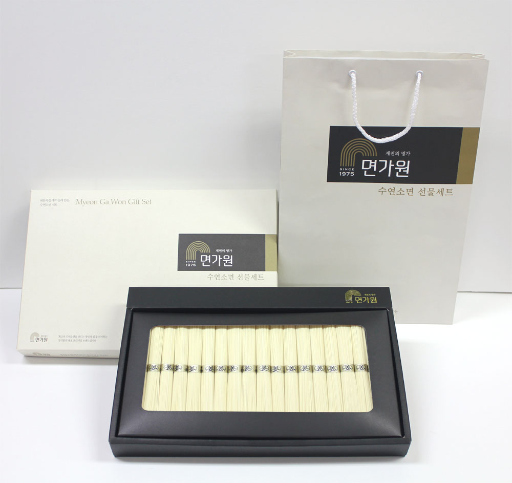 강식품 면가원 오색 수연소면 선물세트