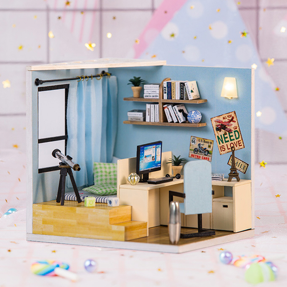 아디코 DIY 미니어처 코지 하우스 - 스터디룸