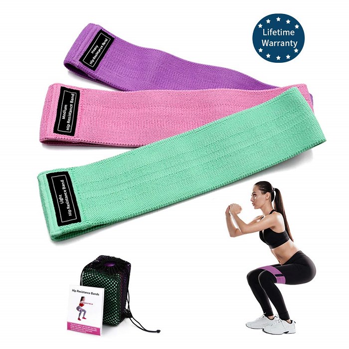 Innofitness Exercise Bands Resistance Workout Bands for Legs and Butt Non-Slip Non-Rolling Thick - 네이버쇼핑