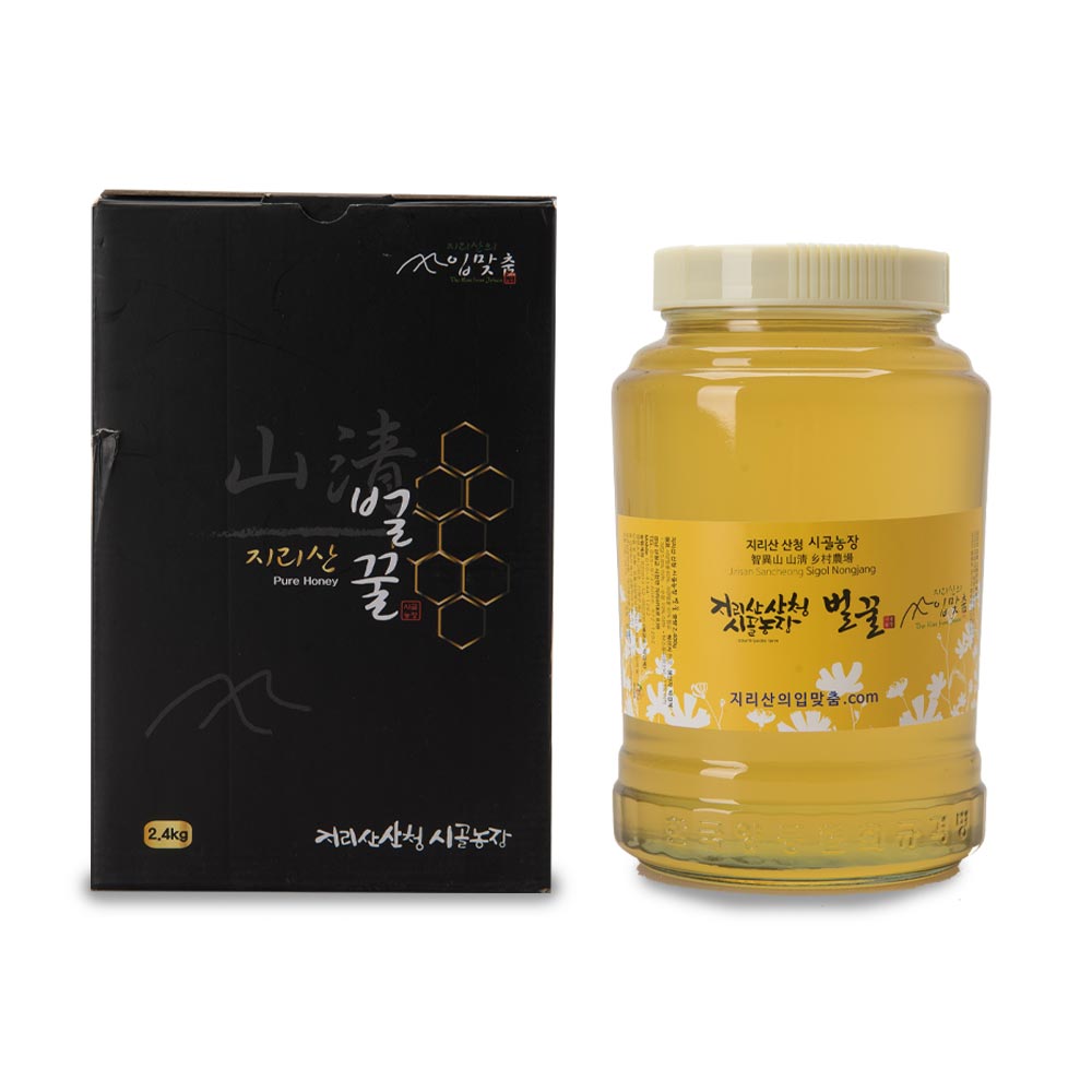 지리산 산청 시골농장 아카시아꿀 2 4kg 1개