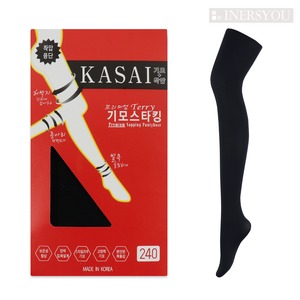 카사이 240D 데니아 착압 기모 팬티스타킹