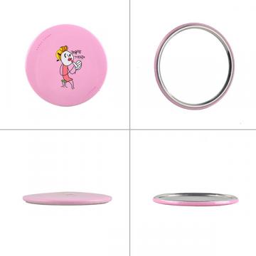 Make Up Mirrors Wedding Gifts Cute mini Hand Mirror Aluminum Tin plate Cosmetic Compact Makeup Mirro - 네이버쇼핑