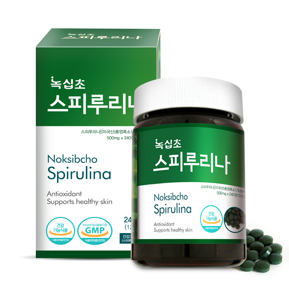 녹십초 스피루리나 500mg x 240정