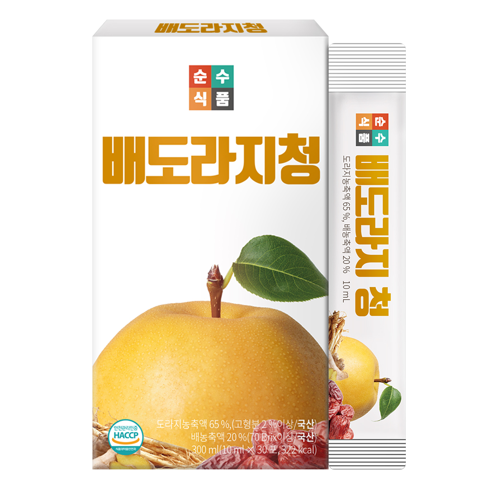 순수식품 배도라지청 스틱 10ml x 30개입