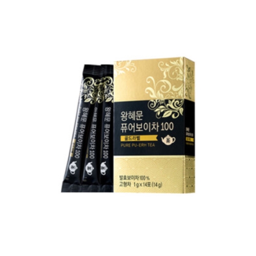 네추럴에프앤피 보의당 왕혜문 퓨어보이차 100 골드라벨 1g x 14개입