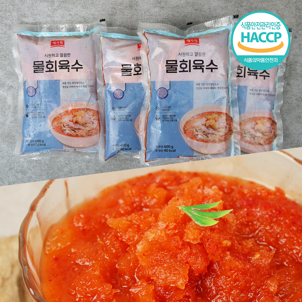 대도식품 대도식품 웰빙 메밀냉면 사골육수 4인분세트