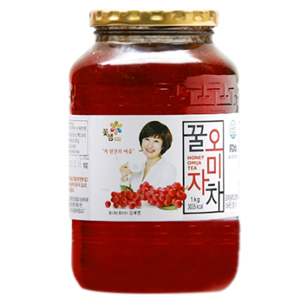꽃샘식품 꽃샘 꿀오미자차 1kg