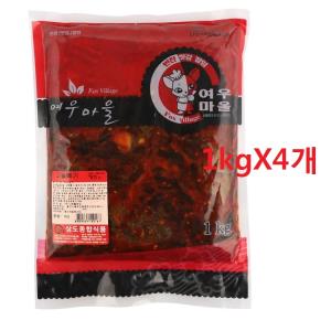 고들빼기지4kg 1kgx4 단지푸드