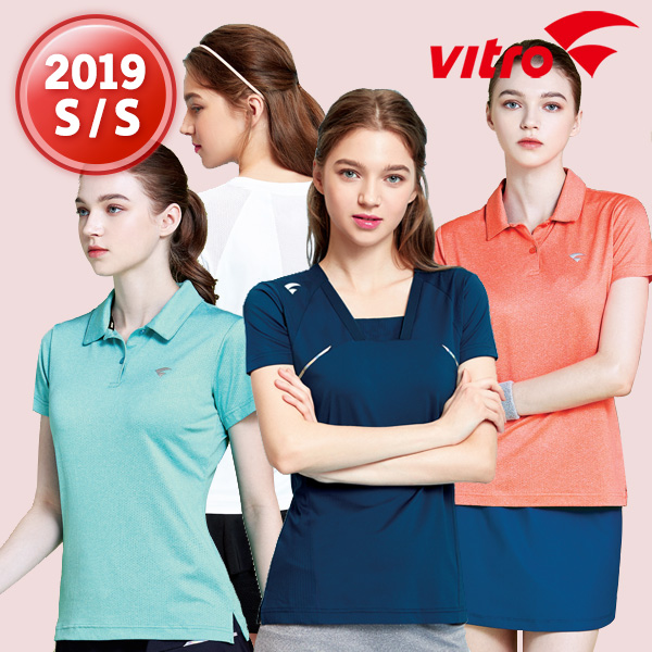 비트로 테니스 배드민턴 탁구복 티셔츠 의류 19SS27
