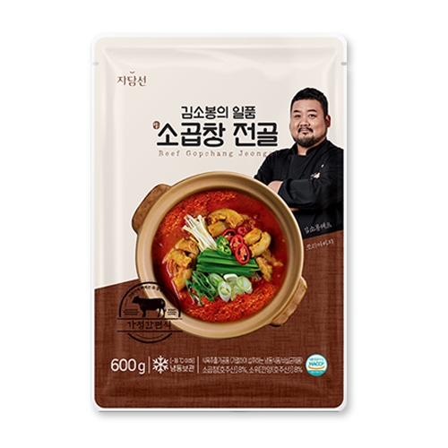 다모아식품 자담선 김소봉의 일품 소곱창전골 600g