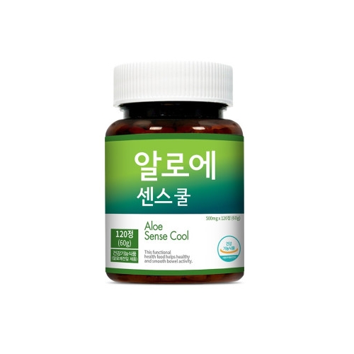 녹십초 알로에 센스쿨 500mg x 120정