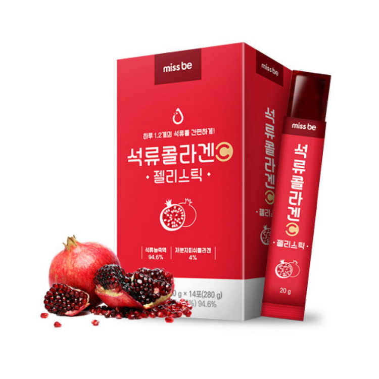 미스비 석류콜라겐C 젤리스틱 20g x 14포