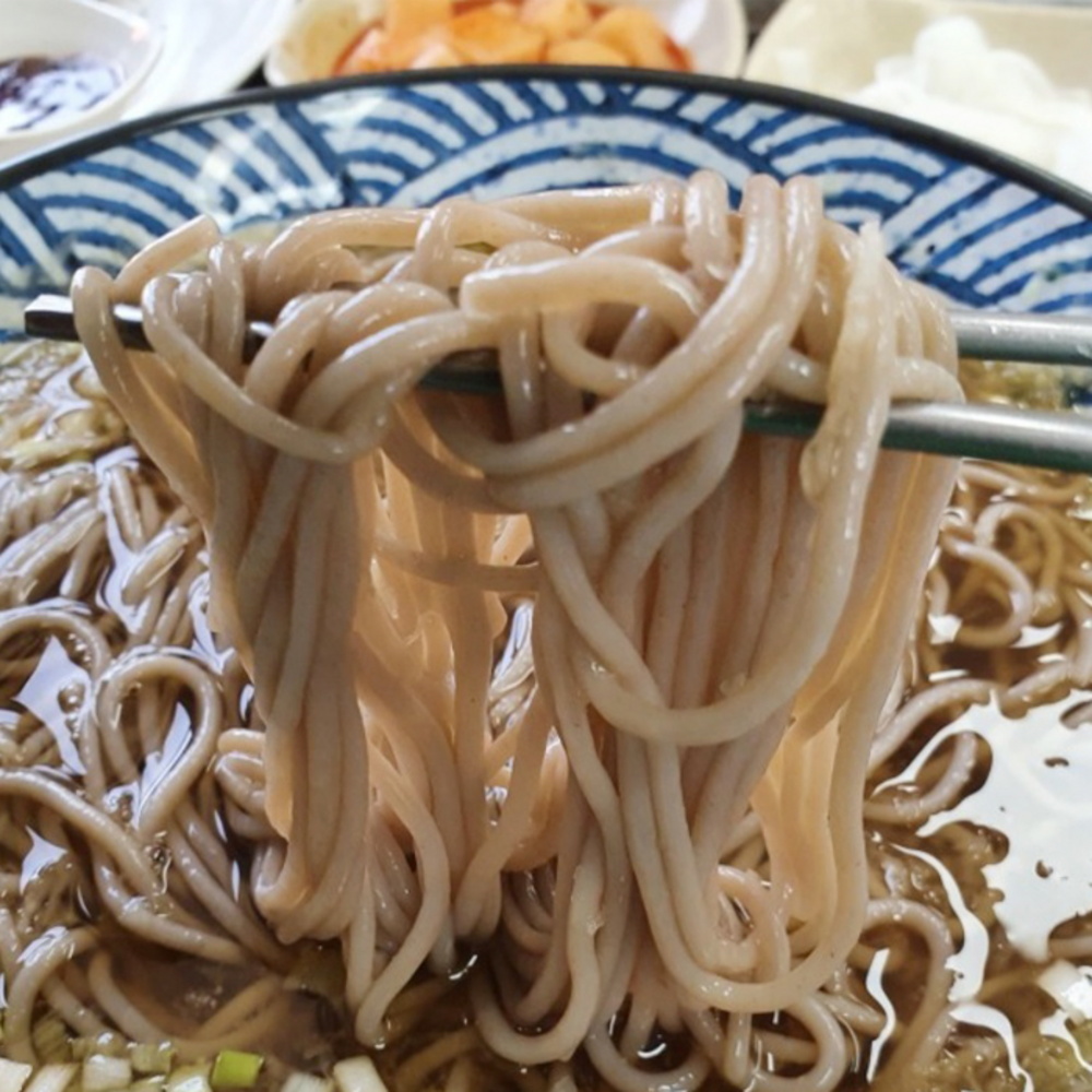 100 순메밀면 메밀면 메밀소바장국