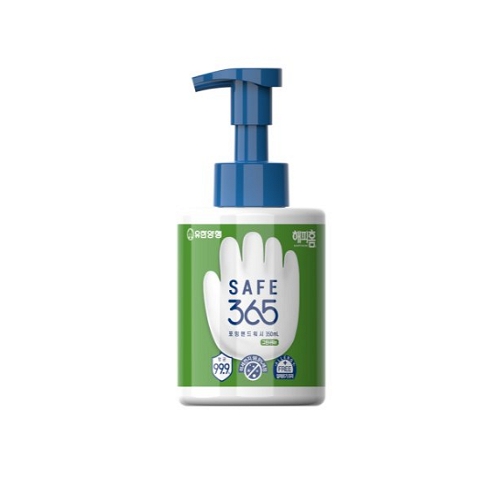 해피홈 세이프 365 핸드워시 그린샤워향 350ml