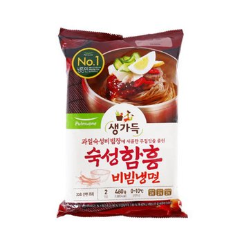 풀무원 모닝배송 우리가락 풀무원 숙성함흥 비빔냉면 2인분