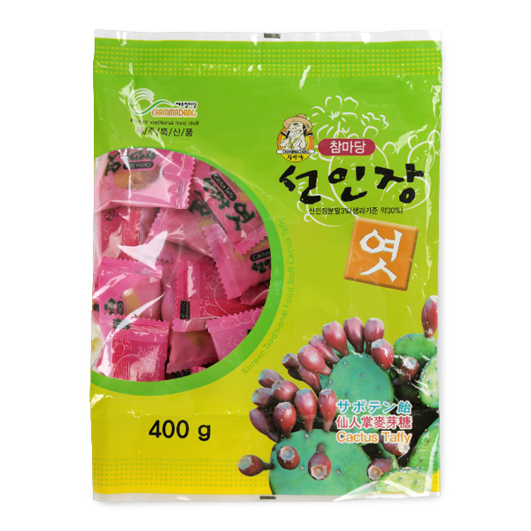 제주참마당 선인장엿 400g 1봉
