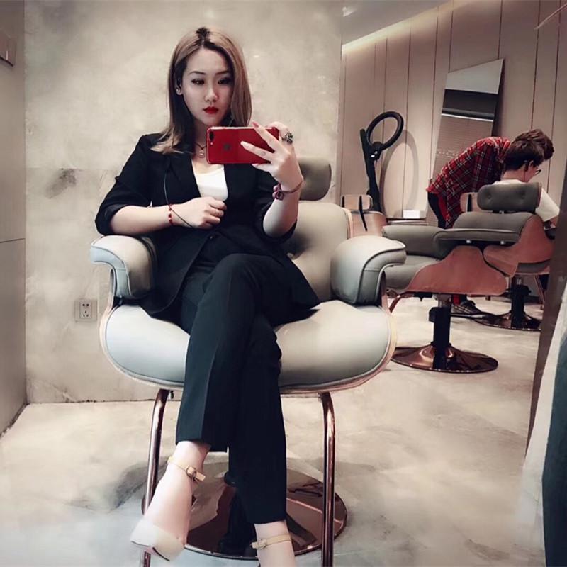 뷰티샵 메이크업샵 의자 헤어숍 인테리어 맞춤 제작하다 이발소 미용실 전용 심플한 헤어를
