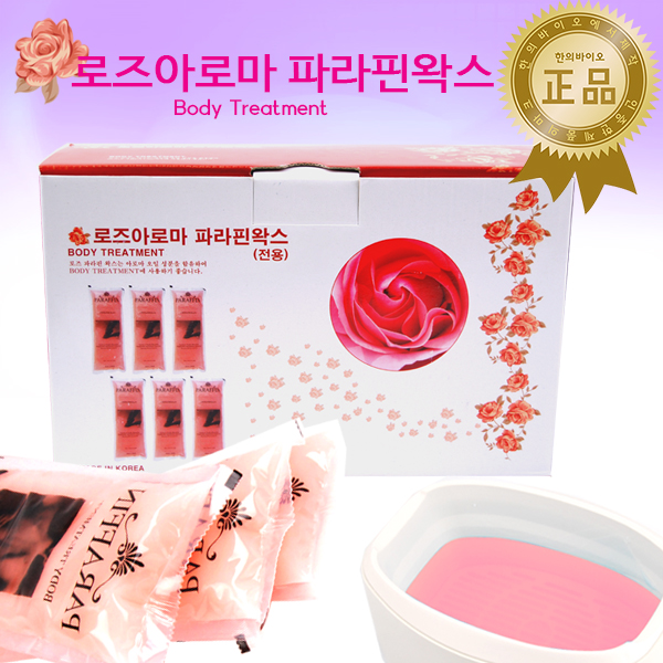 인탑 로즈아로마 인탑 파라핀왁스 1통 6개 리필용 손 발 관리 아로마 가정용