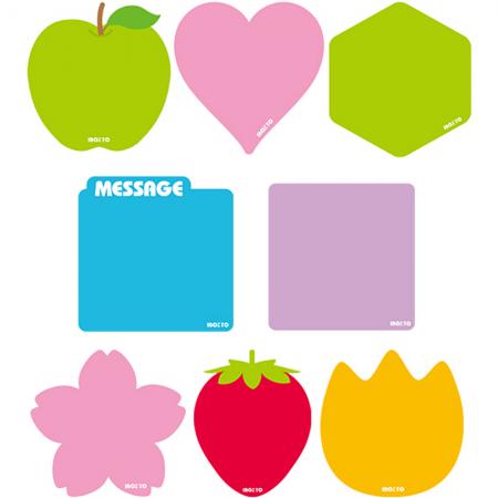 포코스 나노패드 탈부착 칼라보드 메모보드 튤립 NPS-01 08 NPS-08