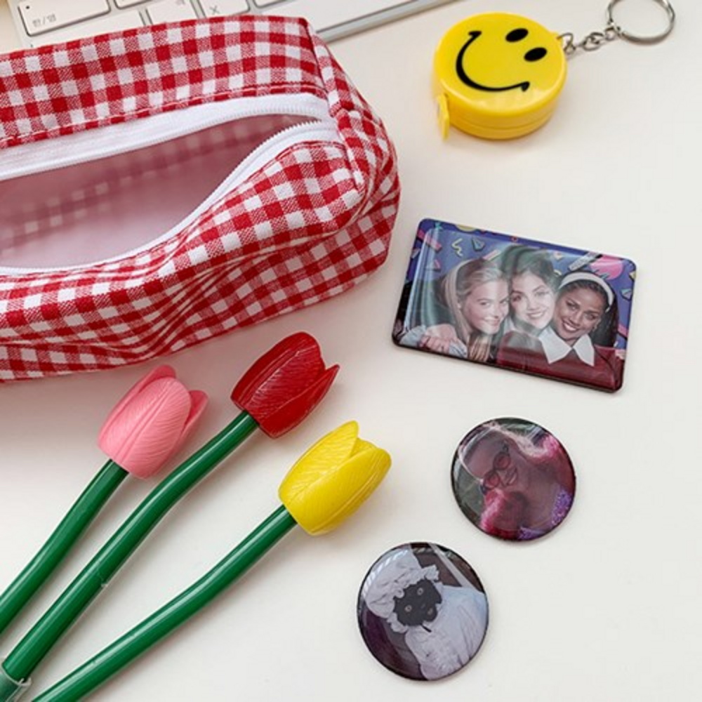 메종드알로하 Amy Check Pencil Case 에이미체크필통 펜케이스 필통 파우치 펜홀더
