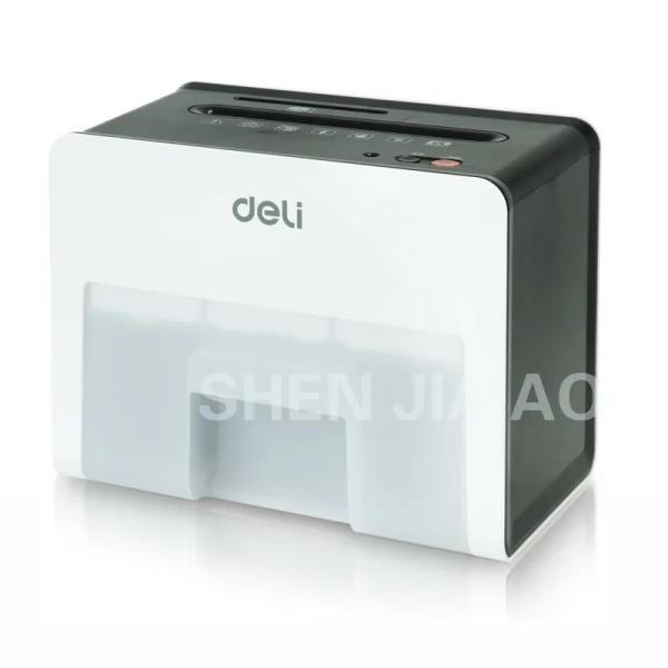 9931 미니 데스크탑 전기 종이 슈레더 2 5L 볼륨 3x10mm 보안 종이 슈레더 카드 220-230V