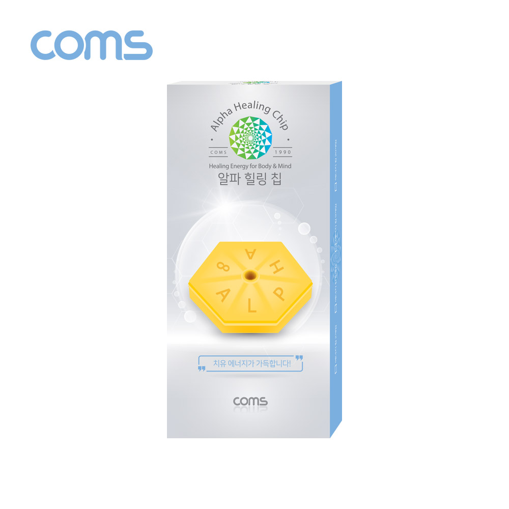COMS COMS Coms 알파 에너지 힐링칩 2개