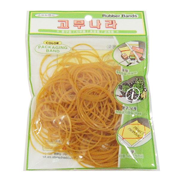 동양고무 고무나라 소프트 밴드 고무줄 약100개입 1봉지 소 대 문구 용 대 타원형 70 x 1 3 1개
