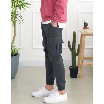 더제이엘 더제이엘 5컬러 9부 밴딩 카고 조거팬츠 까지