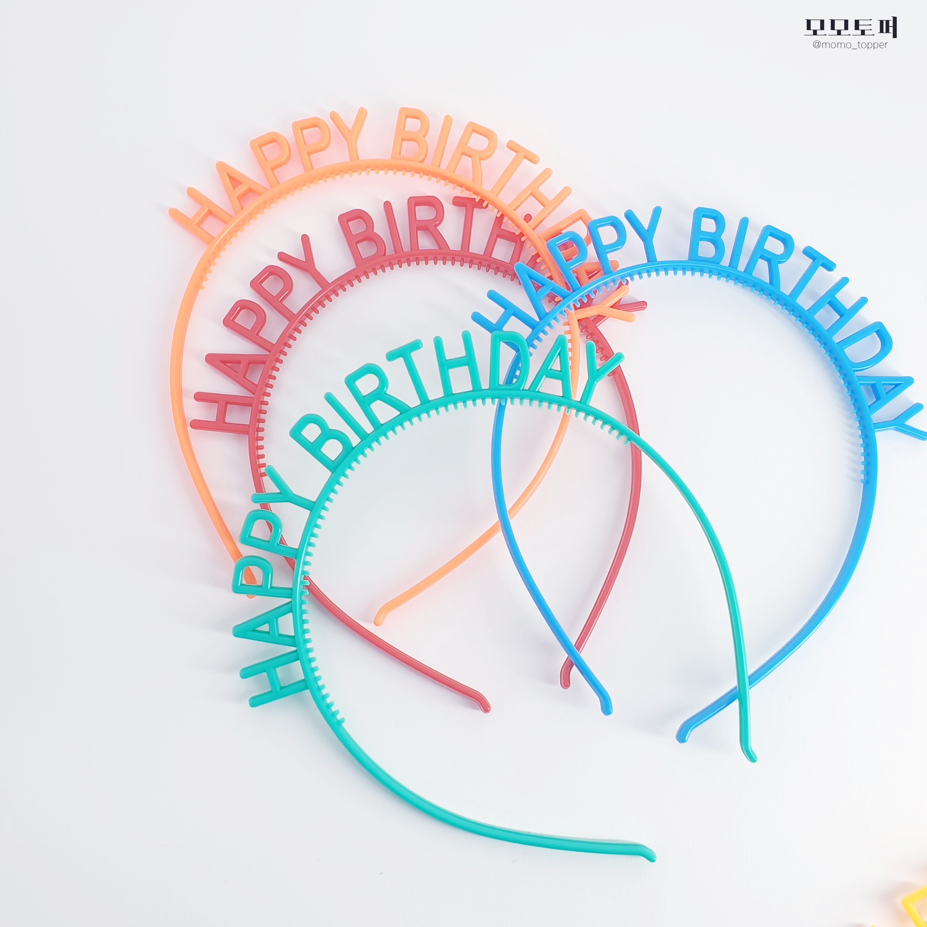 PVC생일머리띠 파티 헤어밴드 벌스데이 데코 장식