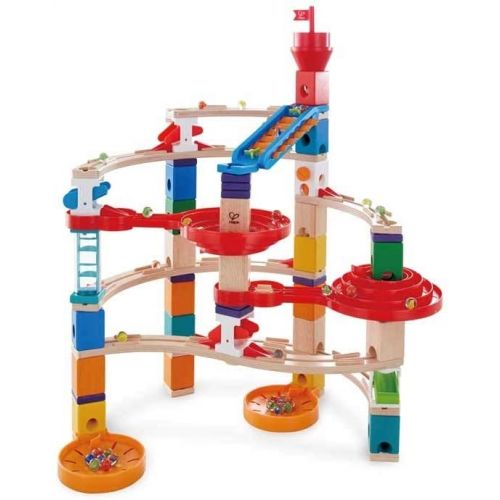 Hape Marble Run Blocks Super Spirals Building Blocks Set Model E602 - 네이버쇼핑