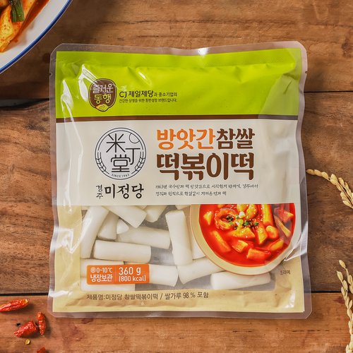 CJ제일제당 가능상품 CJ 미정당 방앗간 쌀 떡볶이떡 360G