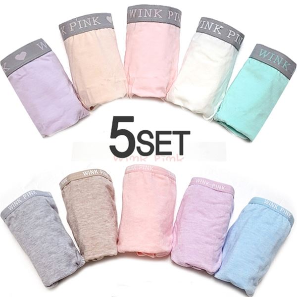 마이핏 마이핏 여성 순면팬티 코튼 팬티 순면 면팬티 5매