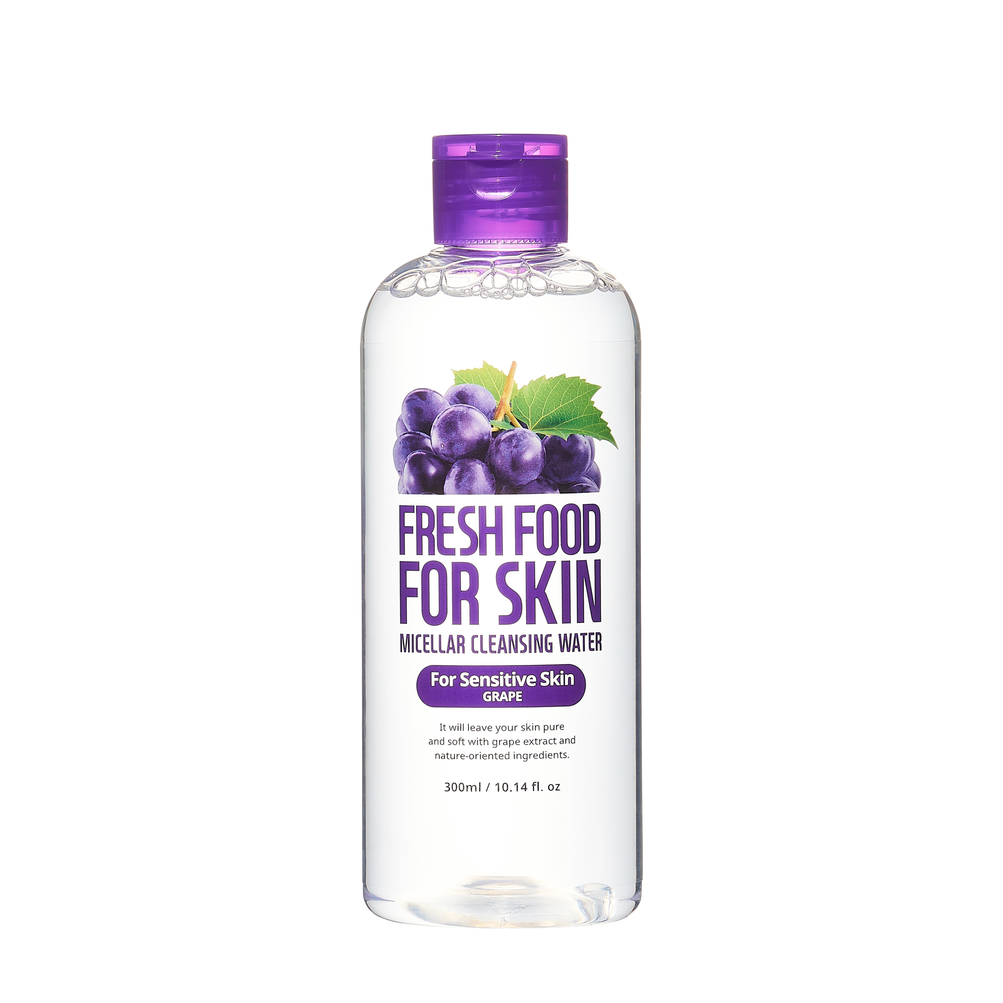 팜스킨 프레쉬푸드 포 스킨 포도 클렌징 워터 300ml(민감성)