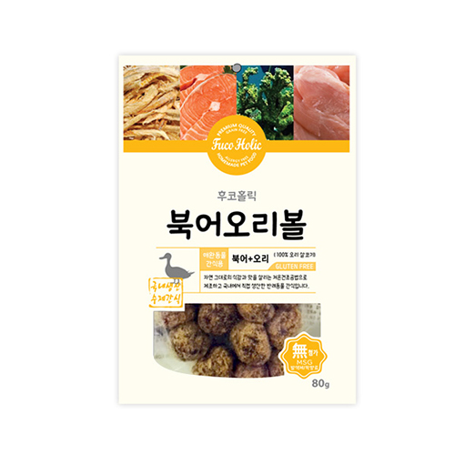 후코홀릭 북어 오리볼 80g