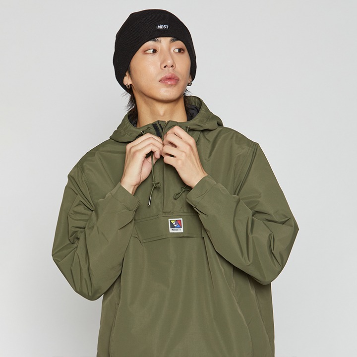모데스티 OG Logo Anorak Khaki