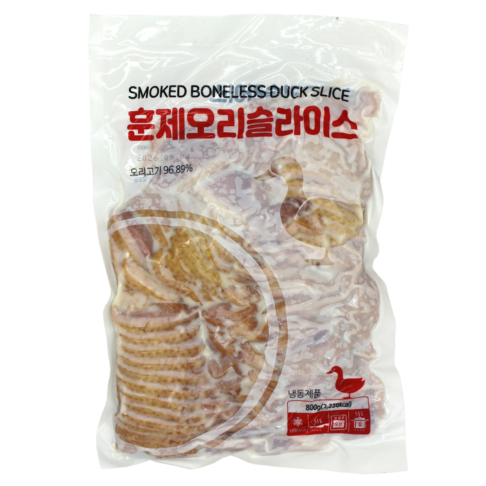 훈제오리 롤 400g