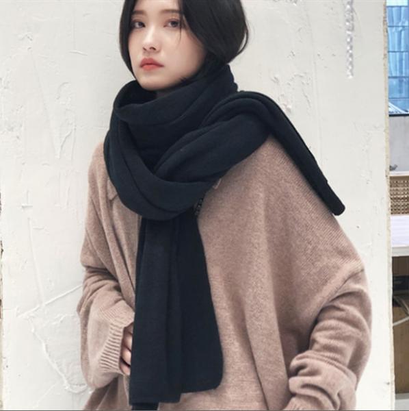 남성 머플러 털목도리 남성 머플러 모노톤 캐시미어 머플러 스카프