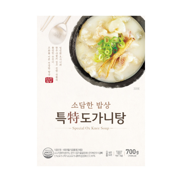 차오름푸드 소담한밥상 특 도가니탕 700g
