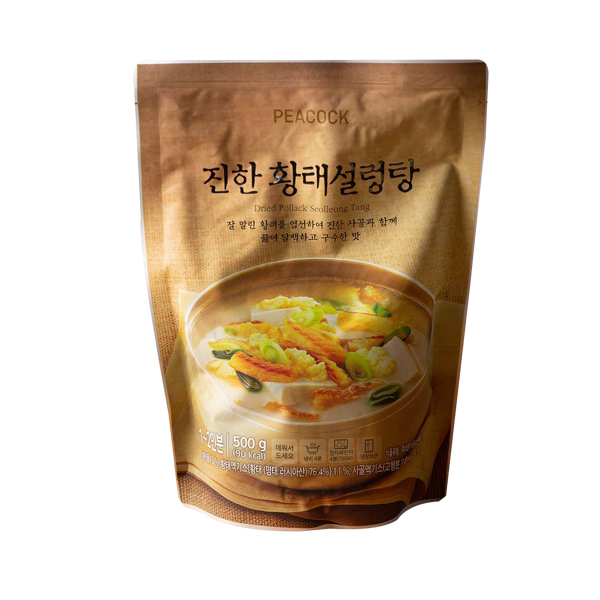교동식품 PEACOCK 진한 황태설렁탕 500g
