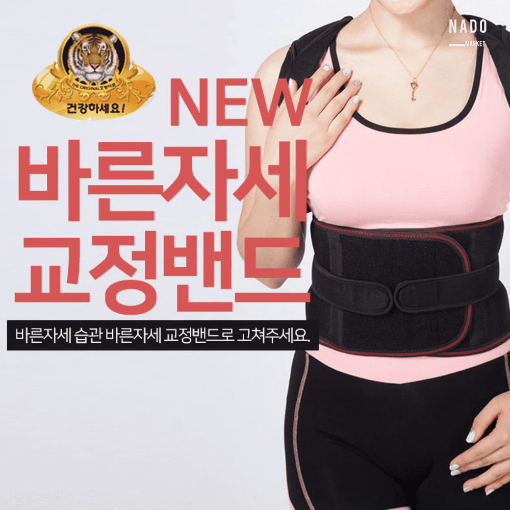 어깨 밴드 벨트 자세 바른 자세기 뉴 거북목 WFHZ238