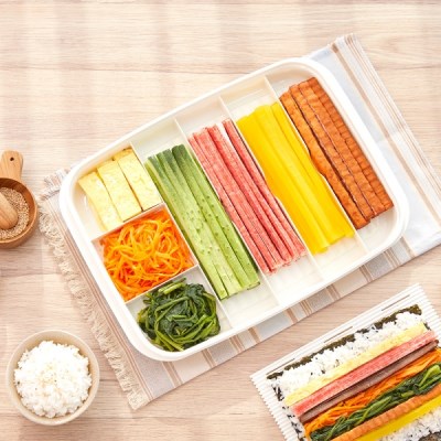 씨밀렉스 씨밀렉스 김밥재료 보관 세트 보관용기+플라스틱말이