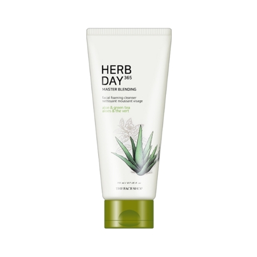 더페이스샵 허브데이 365 마스터 블렌딩 클렌징 폼 알로에 앤 그린티 170ml