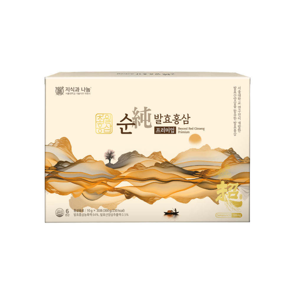 초월홍삼 순 발효홍삼 프리미엄 10g x 30개입