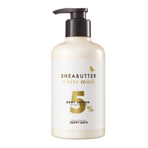 해피바스 시어버터 5% 바디로션 화이트 머스크향 500ml